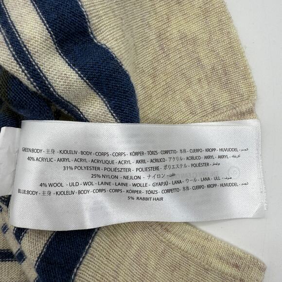 ARIAT Womens Stars Stripes Knit Sweater Top Size L Lightweight Wide Neck Layer - Picture 4 of 8